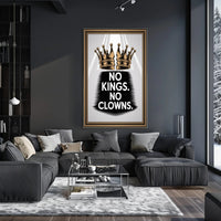 No Kings No Clowns Political or Propaganda Poster
