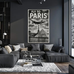 Fly To Paris Poster