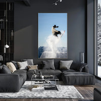 Snowboarder In Action Poster