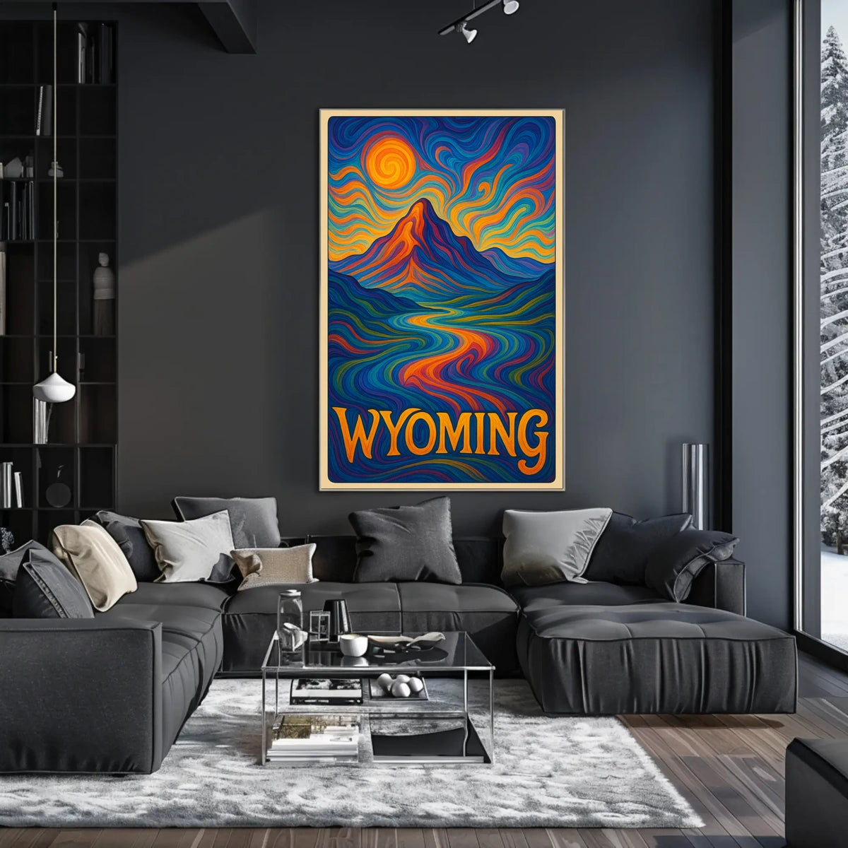 Wyoming Vibrant Landscapes Poster
