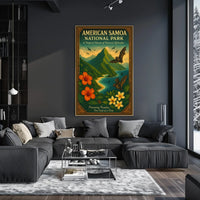American Samoa Tropical Escape National Park Poster