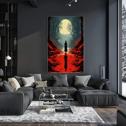 Moonlit Pathway Poster