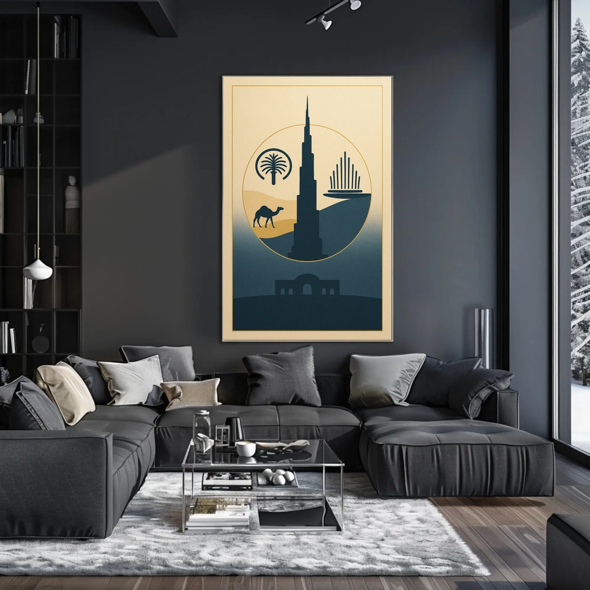 Iconic Dubai Landmarks Poster