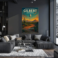 Discover Gilbert Arizona Poster Southwest Charm For Homes