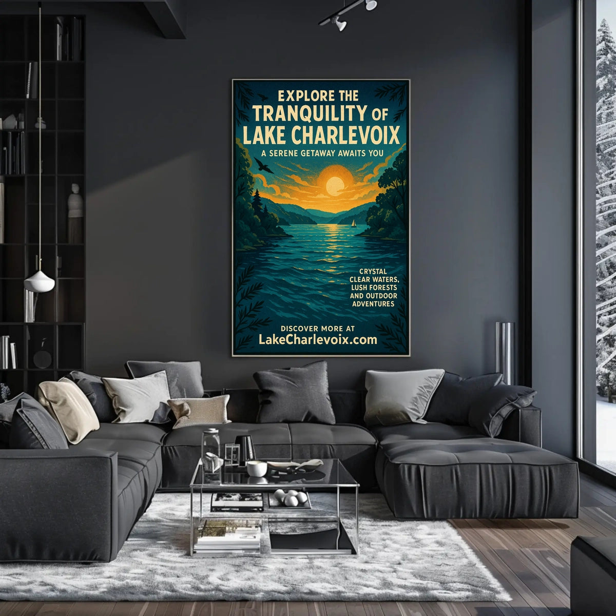 Explore The Tranquility Of Lake Poster