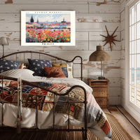 Prague Flower Market Vibrance Urban Or Cityscape Poster
