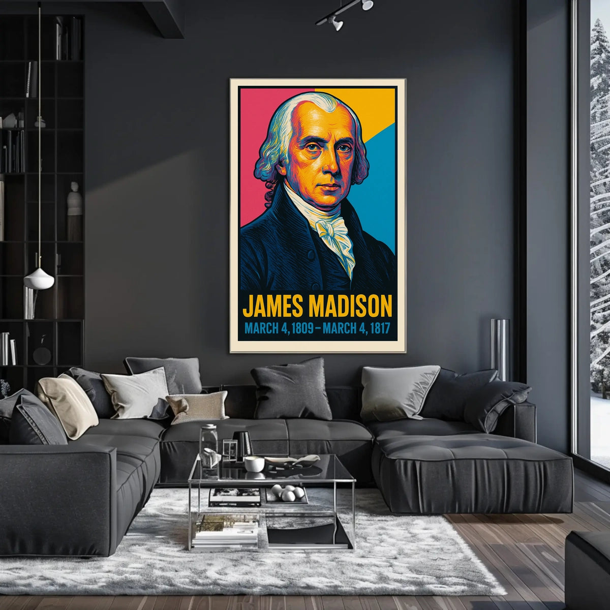 James Madison 4th President Poster