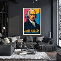 James Madison 4th President Poster