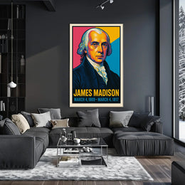 James Madison 4th President Poster