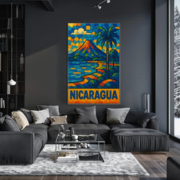 Vibrant Nicaragua Poster