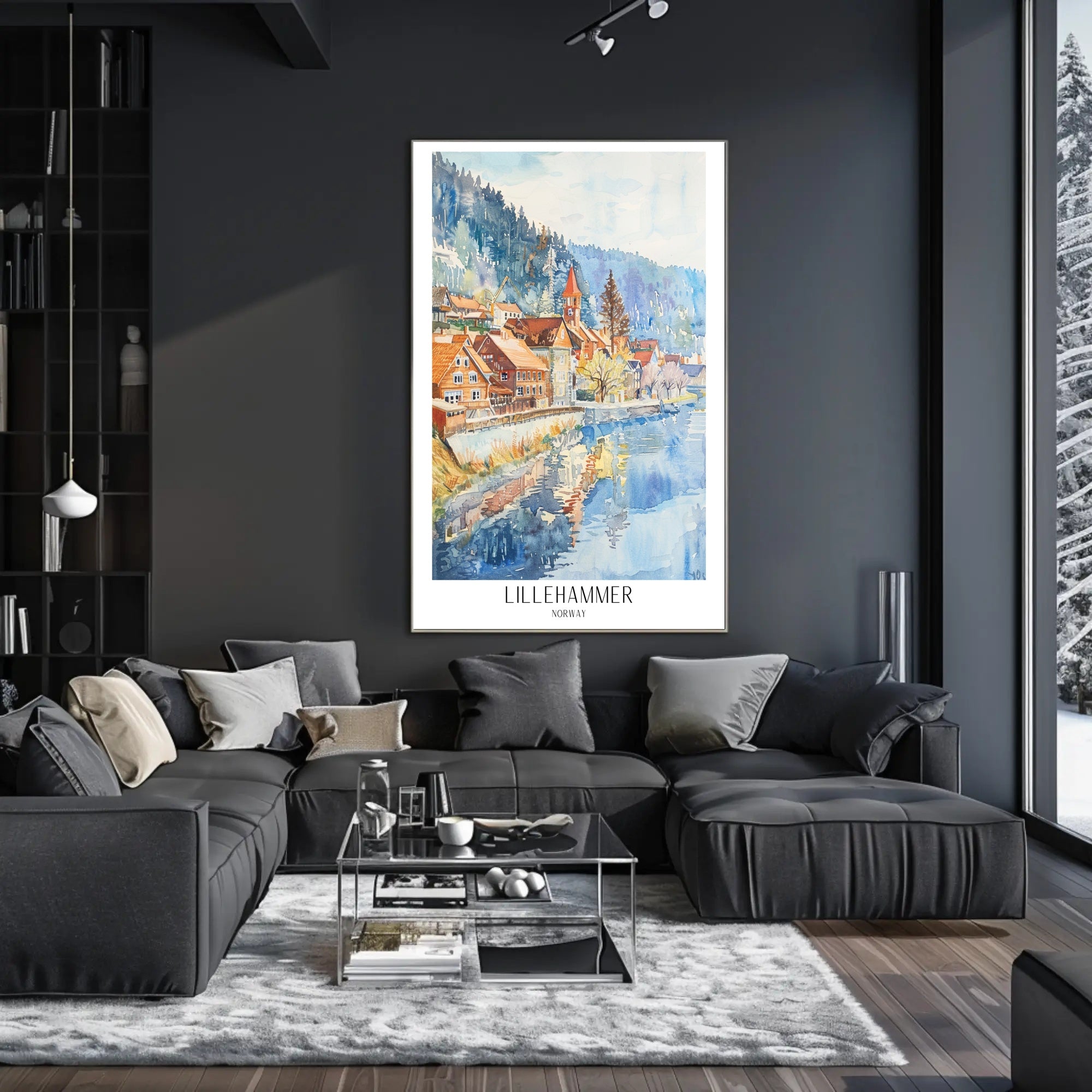 Lillehammer, Norway Poster PosterGoat