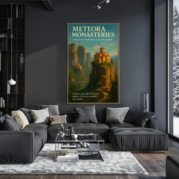 Meteora Monasteries Poster