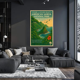 Explore American Samoa National Park Adventure Poster