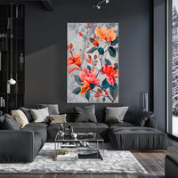Vibrant Floral Elegance Wall Art Print