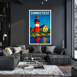 Connecticut Lighthouse Poster