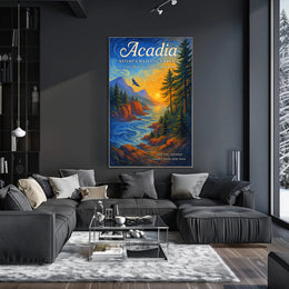 Nature's Majestic Embrace Art Print - National Park Poster
