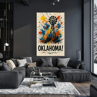 Oklahoma A Splash Of Color Poster
