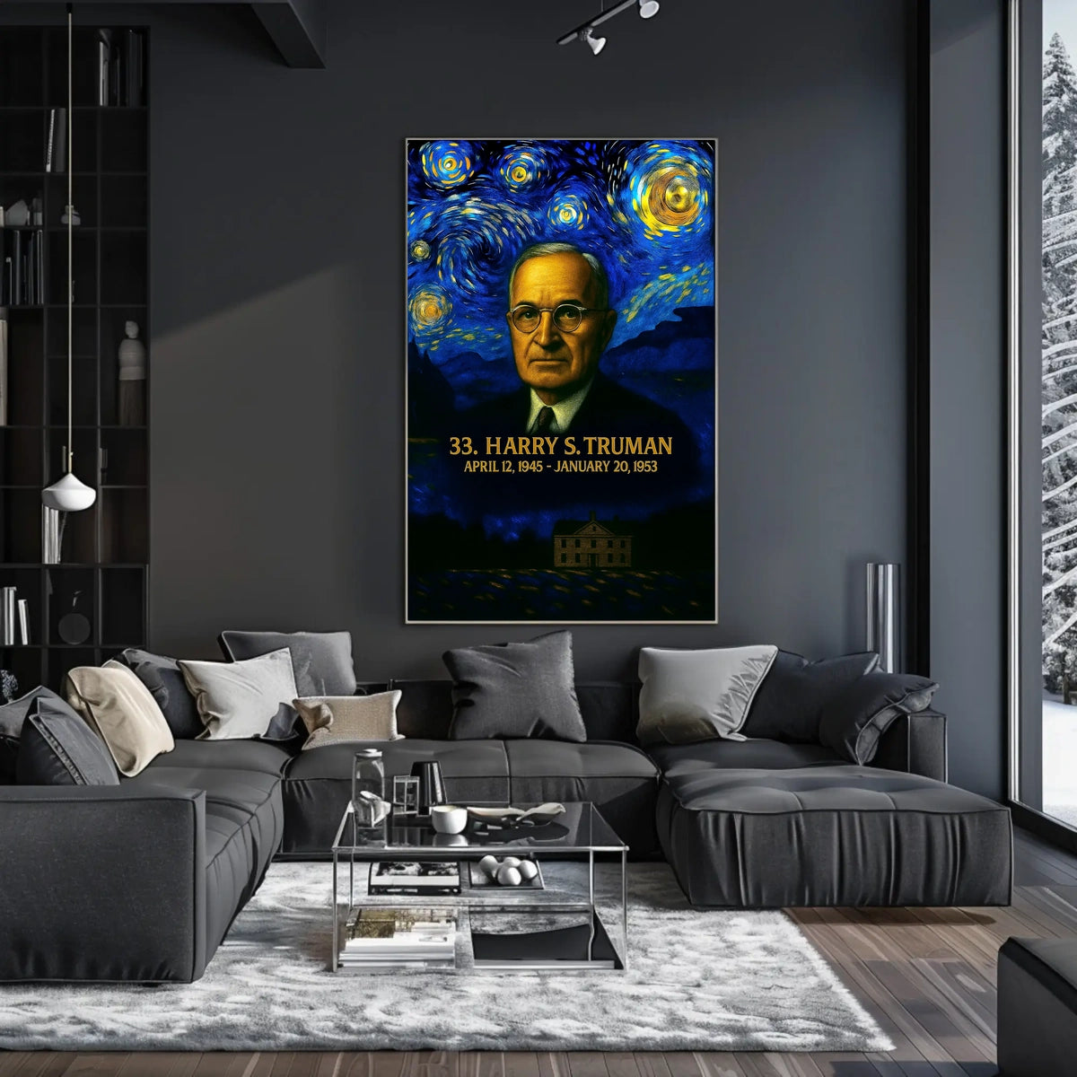 Harry S. Truman 33rd President of the United States Presidential Masterpiece Series Poster