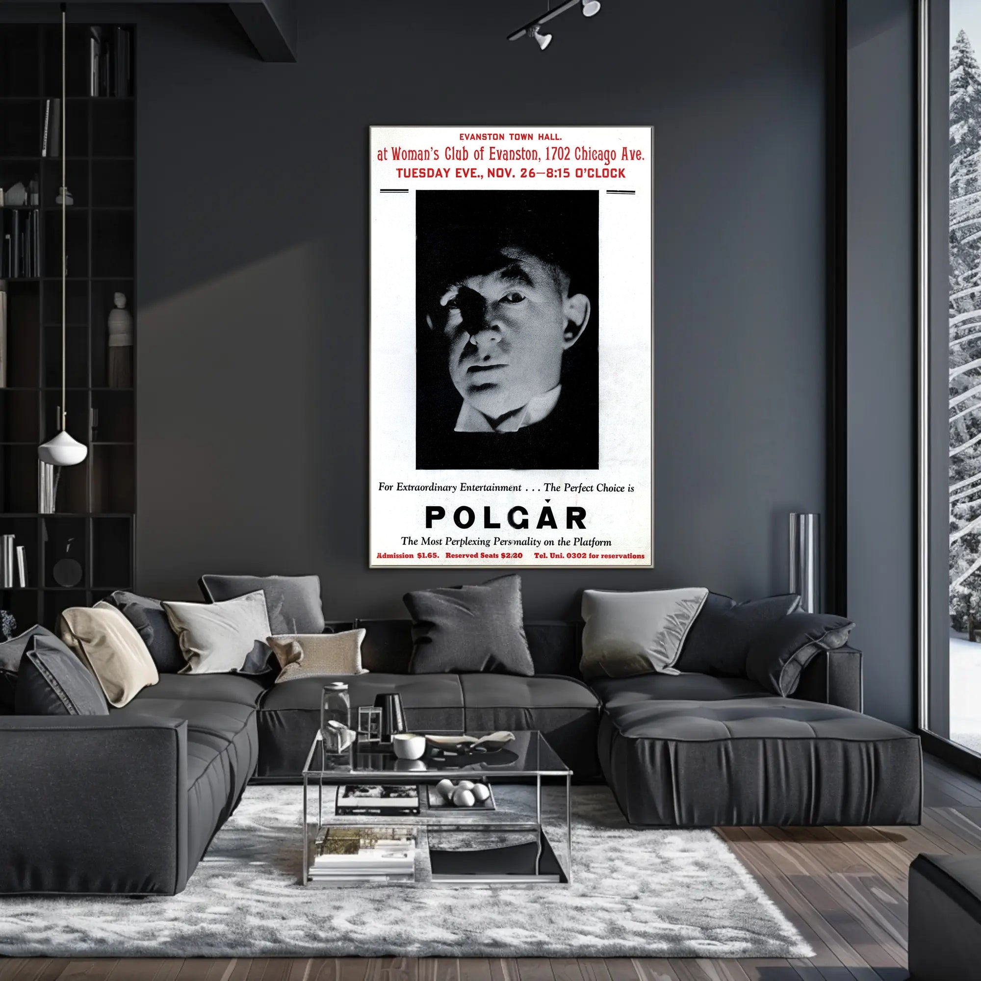 Polgar Mystique Performance Poster Historical or Presidential Poster