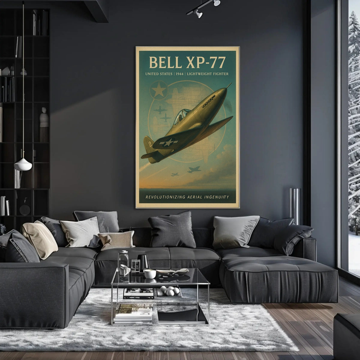 Bell XP-77 Lightweight Fighter Poster
