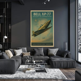 Bell XP-77 Lightweight Fighter Poster