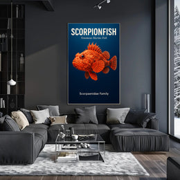 Scorpionfish Venomous Marine Fish Poster PosterGoat