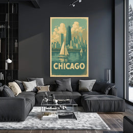 Chicago Skyline Poster