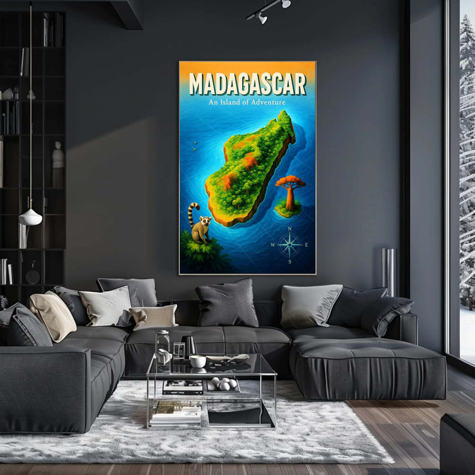 Madagascar An Island of Adventure Poster PosterGoat