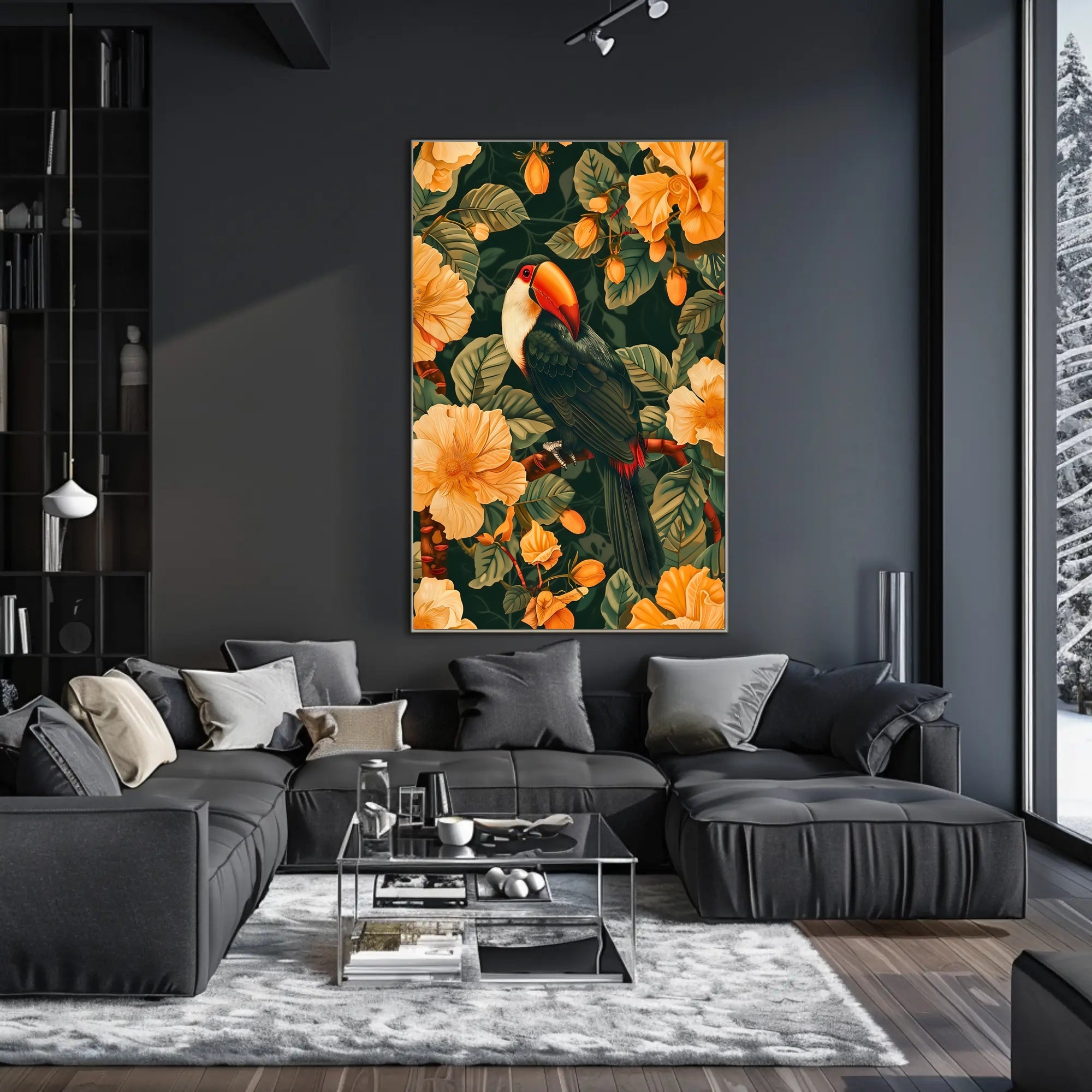 Tropical Elegance Wall Art Print for Decor