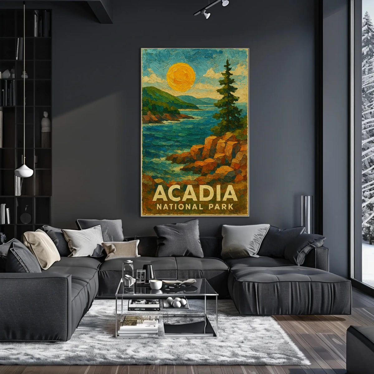 Acadia National Park Scenic Wanderlust Poster