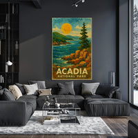 Acadia National Park Scenic Wanderlust Poster