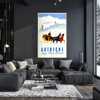 Winter Wonderland In Austria Poster