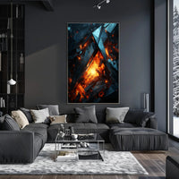 Crystalline Inferno Poster