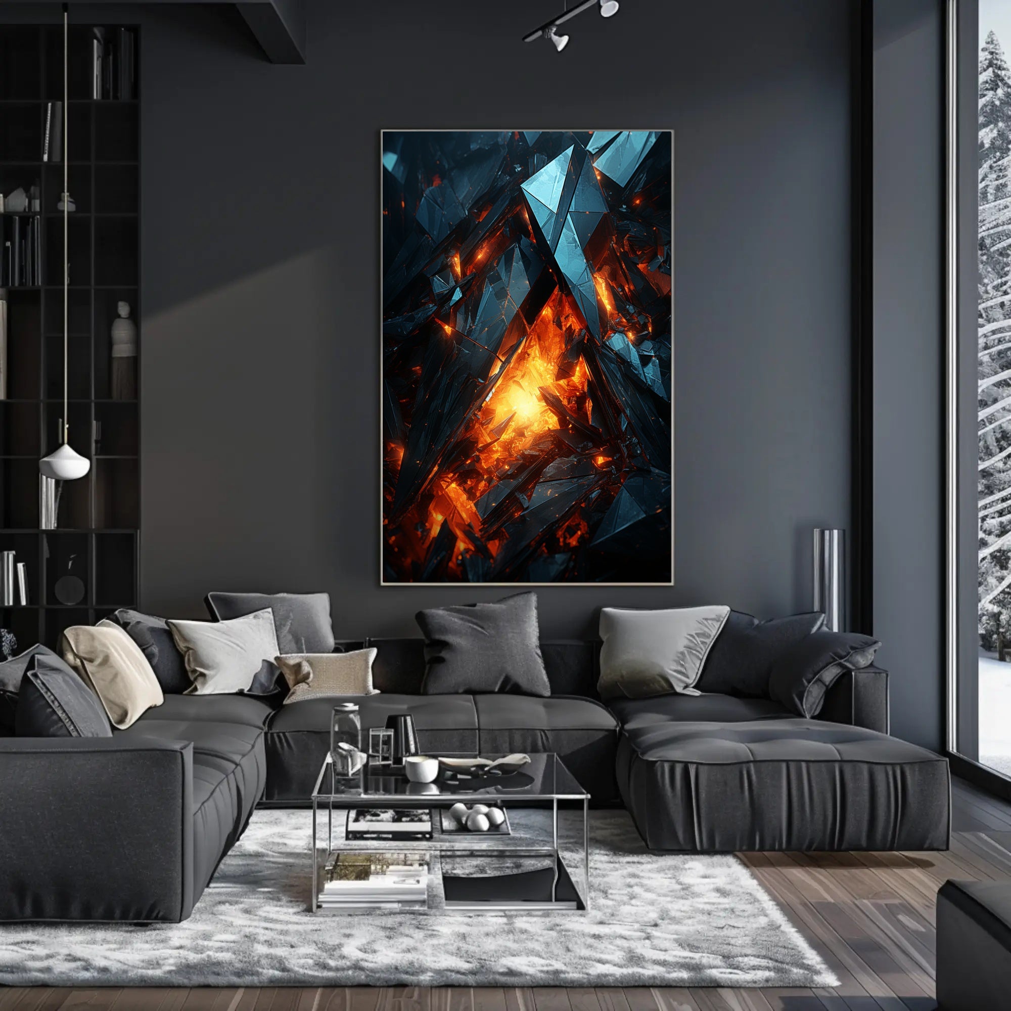 Crystalline Inferno Poster