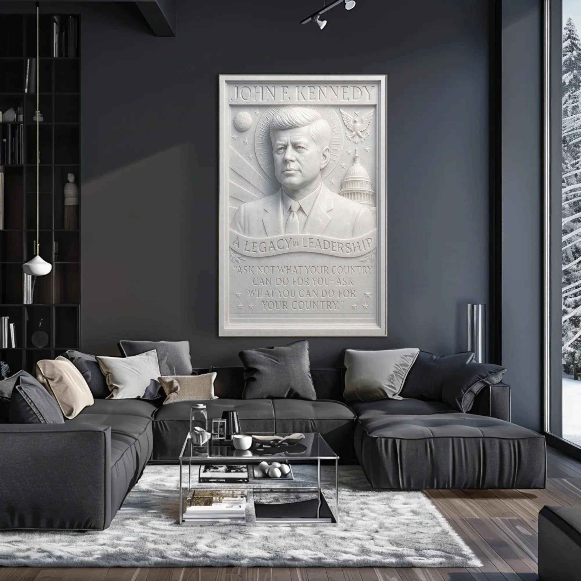 Timeless Leadership in Historical or Presidential Poster
