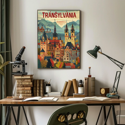 Transylvania Vintage Poster