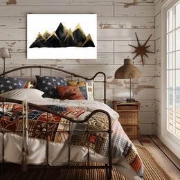 Golden Peaks Poster