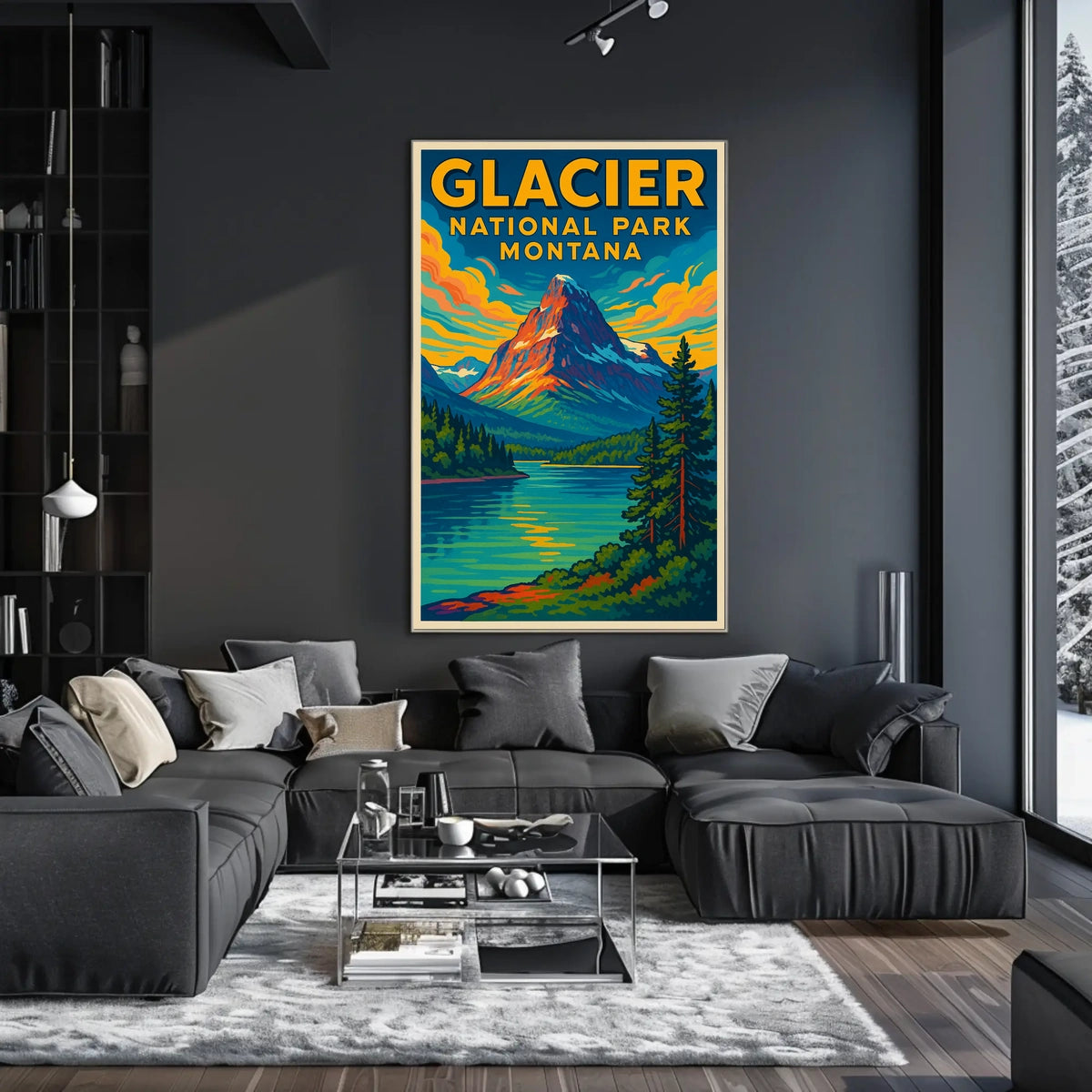 Glacier National Park Poster
