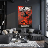 Kaman HH-43 Huskie Ugly. Boxy. Brave Poster PosterGoat