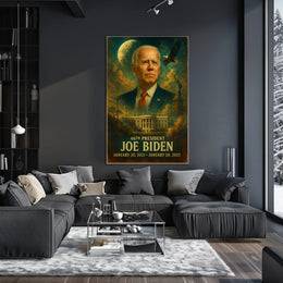 Joe Biden Portrait Neoclassical Realism Patriotic Poster
