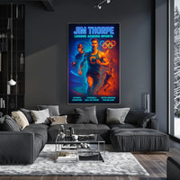 Jim Thorpe Iconic Sports Legend Poster