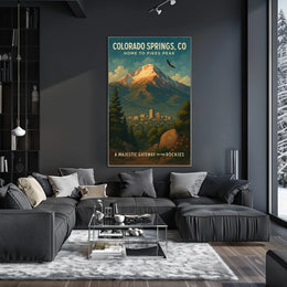 Colorado Springs Gateway to the Rockies Poster