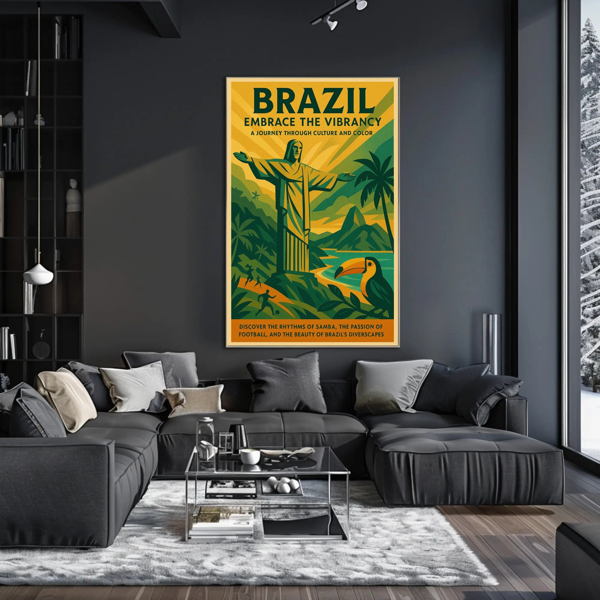 Brazil Embrace the Vibrancy Poster