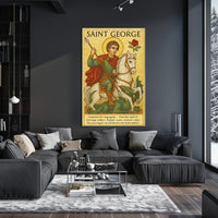 Saint George Patron Saint Poster PosterGoat