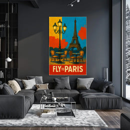 Fly To Paris Poster