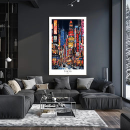 Tokyo Nights Poster PosterGoat