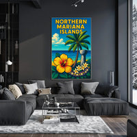 Northern Mariana Islands Paradise Poster