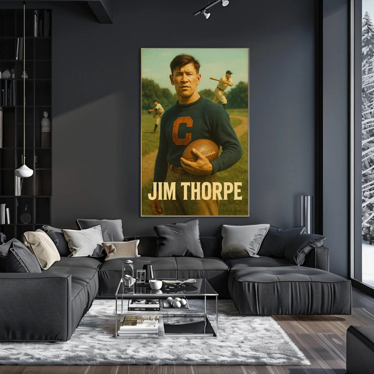 Jim Thorpe Legendary Athlete Poster