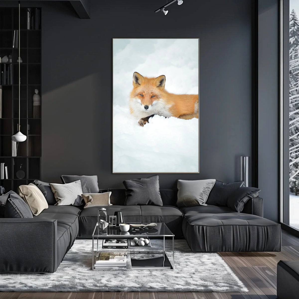 Winter Fox Serenity Poster