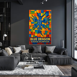 Blue Dragon Glaucus Atlanticus Poster
